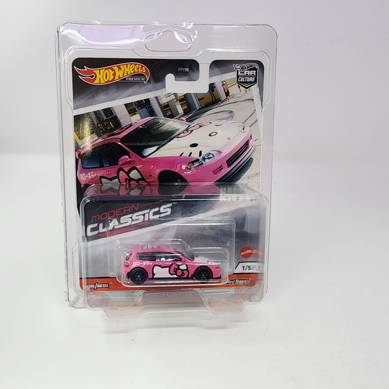 Honda Civic EG Hello Kitty * Hot Wheels Car Culture Modern Classics