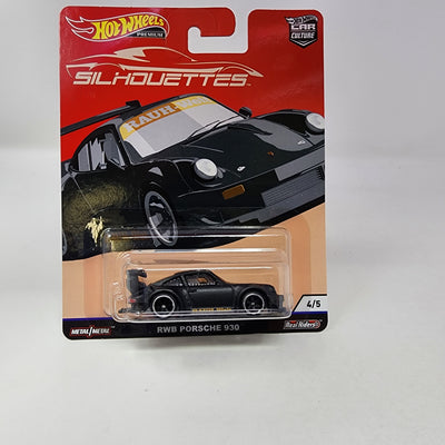 RWB Porsche 930 * BLACK * Hot Wheels Car Culture Silhouettes