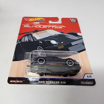 RWB Porsche 930 * BLACK * Hot Wheels Car Culture Silhouettes