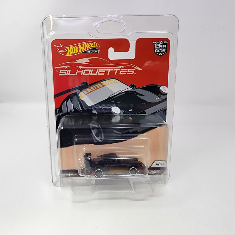 RWB Porsche 930 * BLACK * Hot Wheels Car Culture Silhouettes