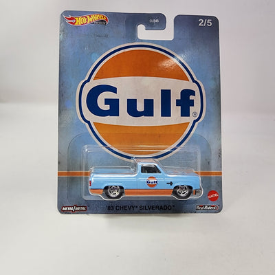 '83 Chevy Silverado * GULF * Hot Wheels Pop Culture Vintage Oil