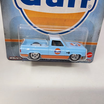 '83 Chevy Silverado * GULF * Hot Wheels Pop Culture Vintage Oil