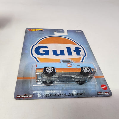 '83 Chevy Silverado * GULF * Hot Wheels Pop Culture Vintage Oil