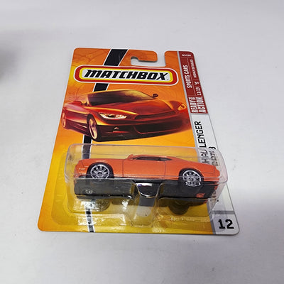 Dodge Challenger SRT8 #12 * Orange * Matchbox Basic