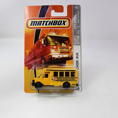 GMC School Bus #42 * Metro School District * Matchbox Basic