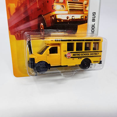 GMC School Bus #42 * Metro School District * Matchbox Basic