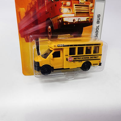 GMC School Bus #42 * Metro School District * Matchbox Basic