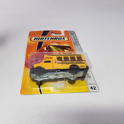 GMC School Bus #42 * Metro School District * Matchbox Basic