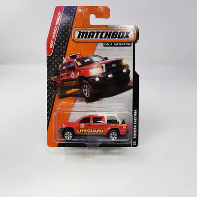 Toyota Tacoma #105 * RED * Matchbox Basic