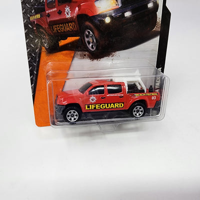 Toyota Tacoma #105 * RED * Matchbox Basic