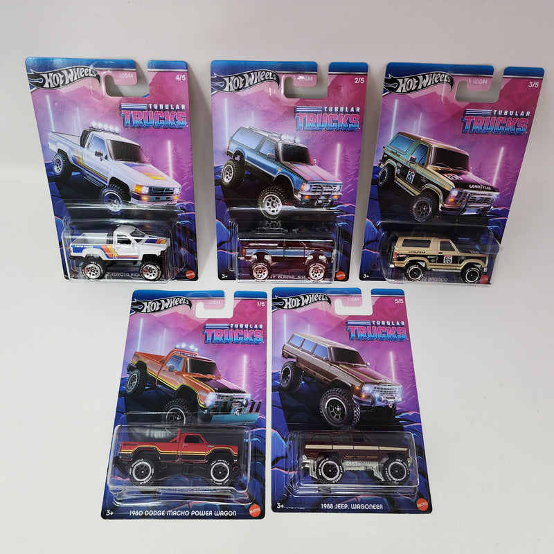 Tubular Trucks 5 Car Set * Hot Wheels Tubular Trucks