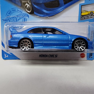 Honda Civic Si #63 * Blue * Hot Wheels 2021