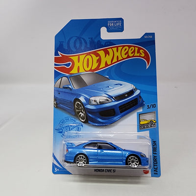 Honda Civic Si #63 * Blue * Hot Wheels 2021