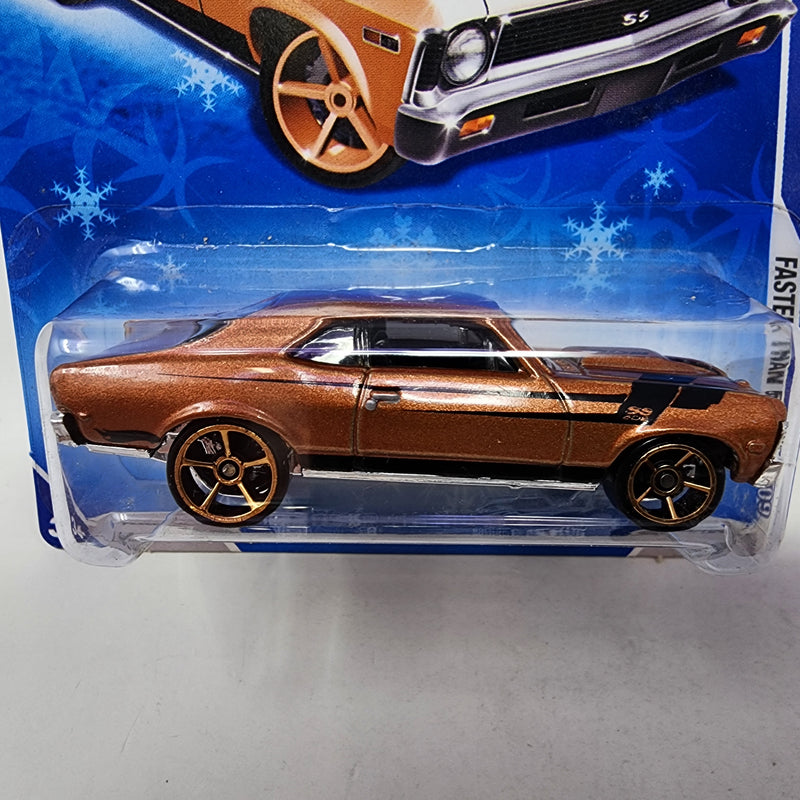 Chevy Nova w/ FTE Rims * Copper * Hot Wheels 2009 Target Only Snow Card