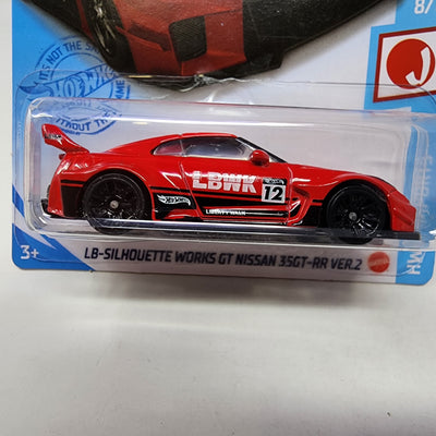 LB-Silhouette Works GT Nissan 35GT-RR #204 * RED * Hot Wheels 2021