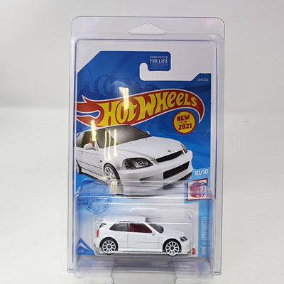 '99 Honda Civic Type R EK9 #214 * WHITE * 2021 Hot Wheels