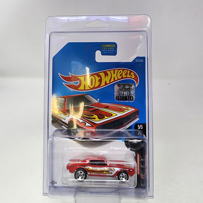 '67 Camaro #313 * RED * Hot Wheels 2017 w/ Factory Holo Sticker