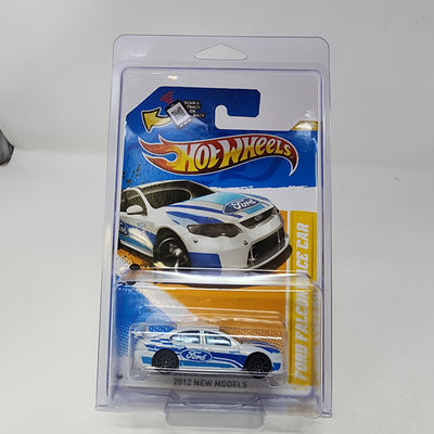 Ford Falcon Race Car #4 * White * Hot Wheels 2012