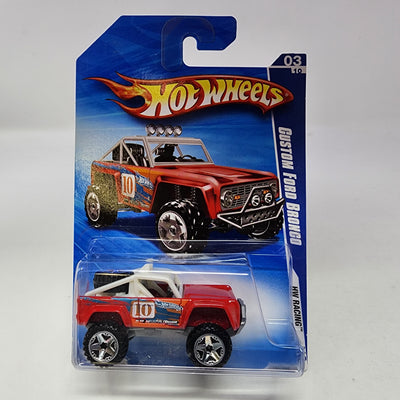 Custom Ford Bronco * RED * Hot Wheels 2010