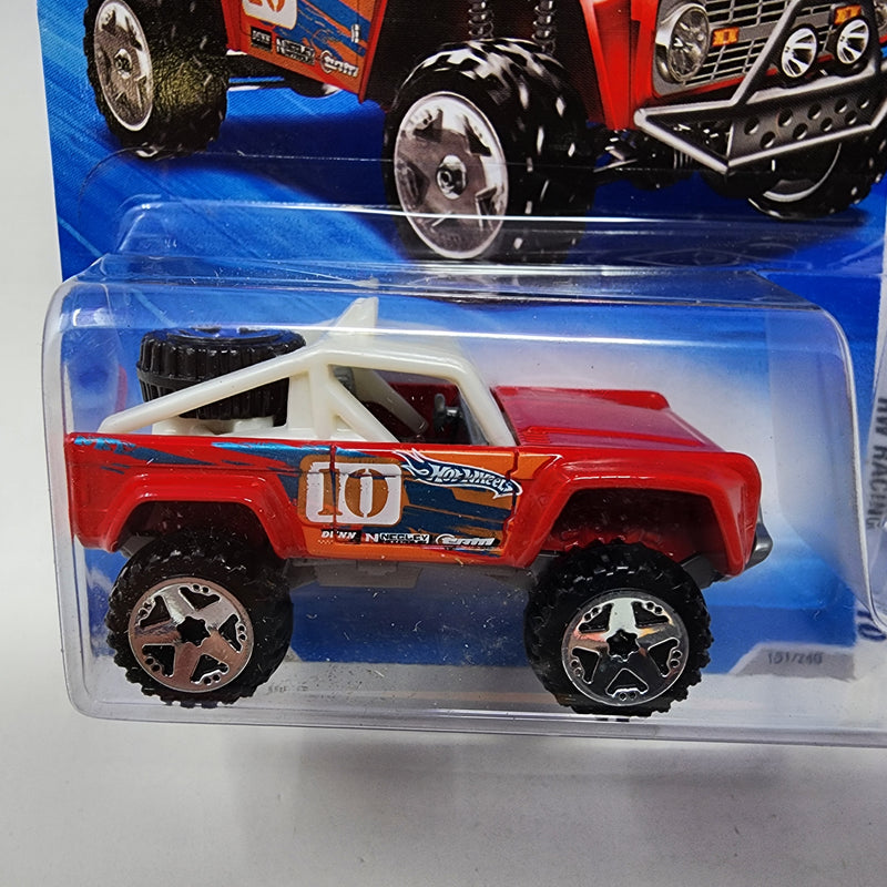 Custom Ford Bronco * RED * Hot Wheels 2010