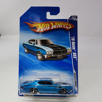 '70 Buick GSX * BLUE * Hot Wheels 2010