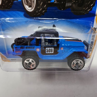 Toyota Land Cruiser FJ40 #41 * BLUE * Hot Wheels 2010 New Models