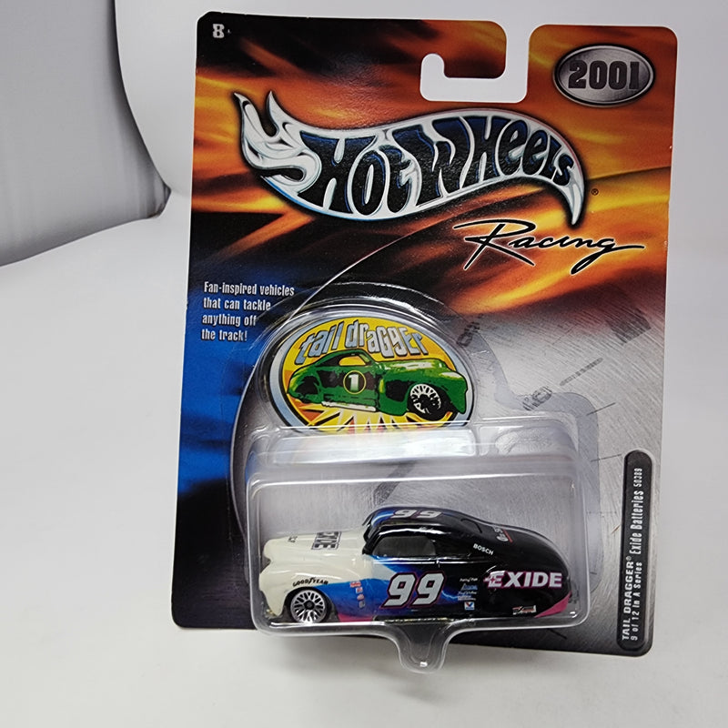 Tail Dragger Exide Batteries * Hot Wheels Racing