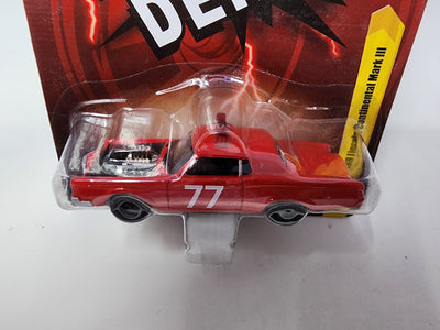 1969 Lincoln Continental * RED * Johnny Lightning Demolition Derby