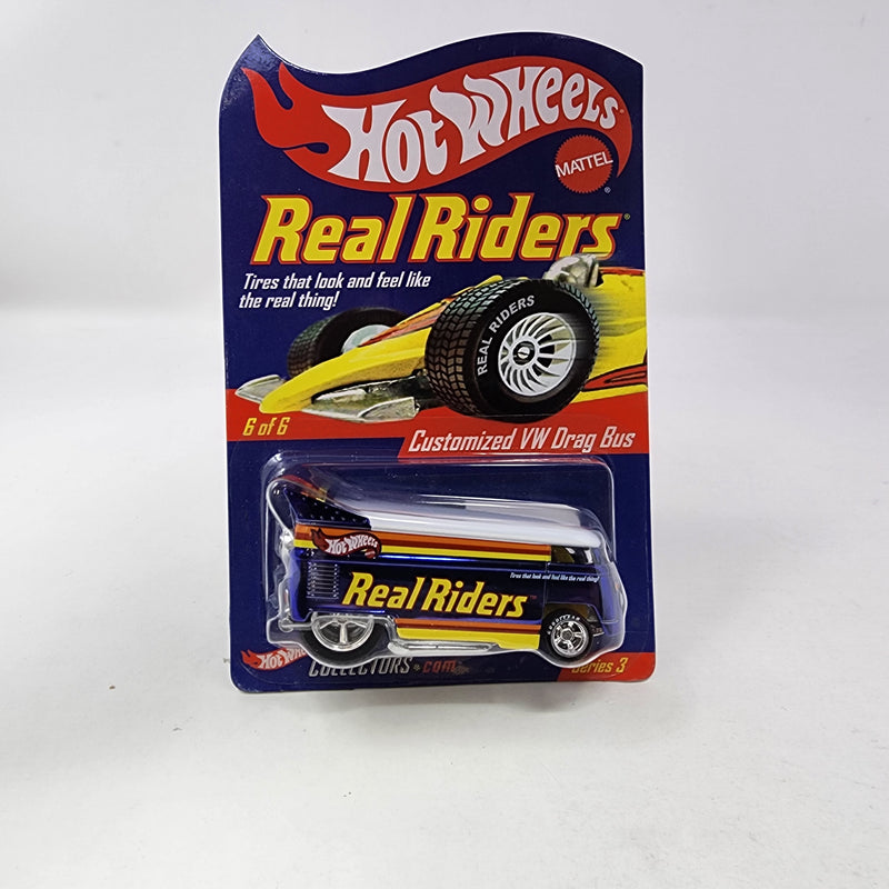 Customized VW Drag Bus Series 3 * Hot Wheels Red Line Club RLC Real Riders