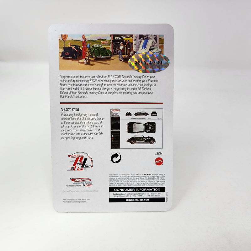 Classic Cord * Hot Wheels Red Line Club RLC Rewards Car