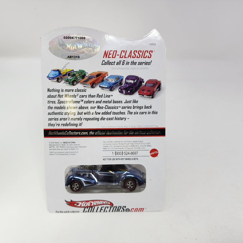 Classic Cord Series 4 * Hot Wheels Red Line Club RLC Neo-Classics