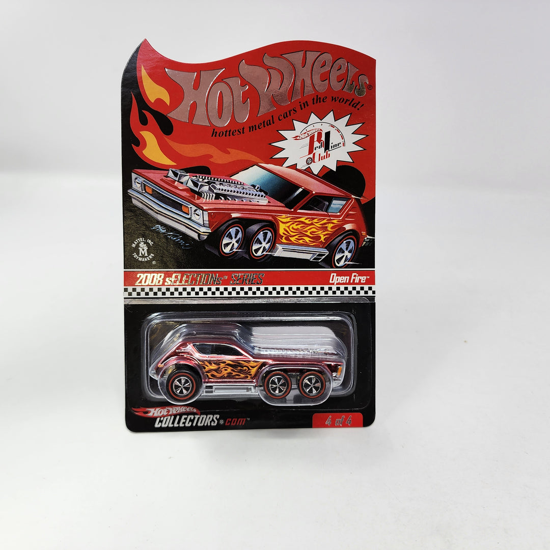 Open Fire * Hot Wheels Red Line Club RLC sELECTIONS