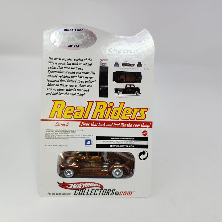 50s Chevy Truck Series 6 * Hot Wheels Red Line Club RLC Real