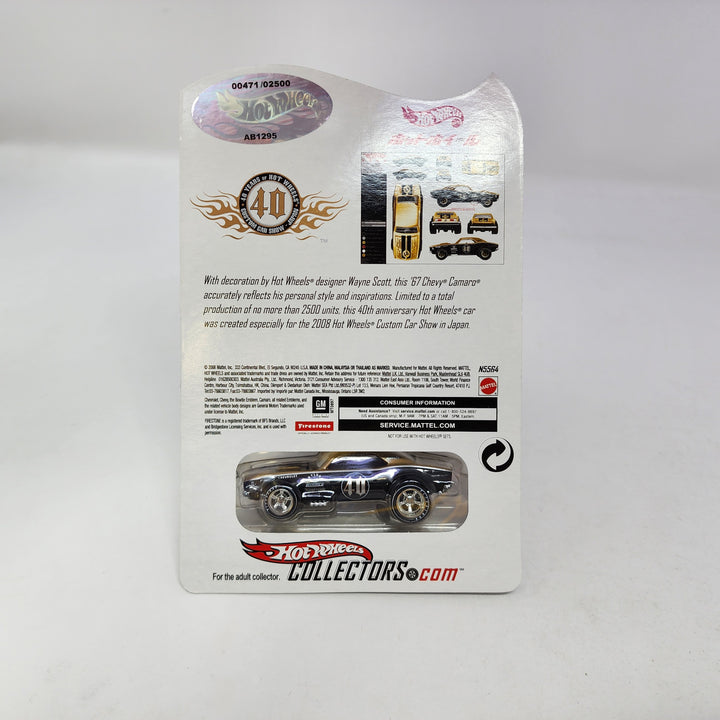 ミニカー Hotwheels 40th 67 CAMARO & DECO DELIVERY 67 Chevy Camaro * Hot Wheels 2008 Japan 40th Convention