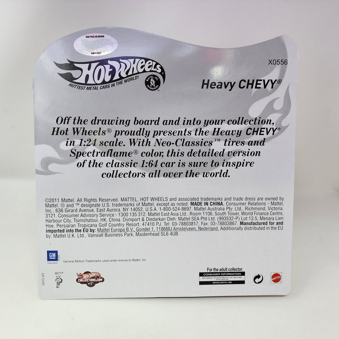 Heavy Chevy * Hot Wheels Red Line Club RLC * 1:24 Scale