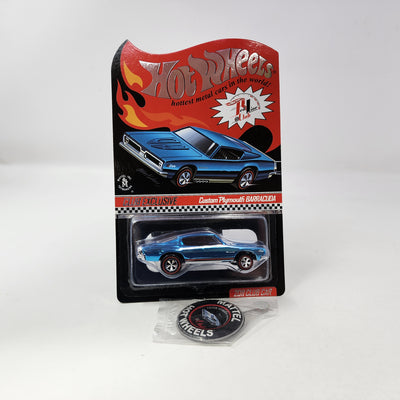 Custom Plymouth Barracuda Blue * Hot Wheels Red Line Club RLC Exclusive