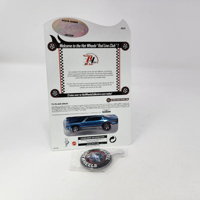 Custom Plymouth Barracuda Blue * Hot Wheels Red Line Club RLC Exclusive