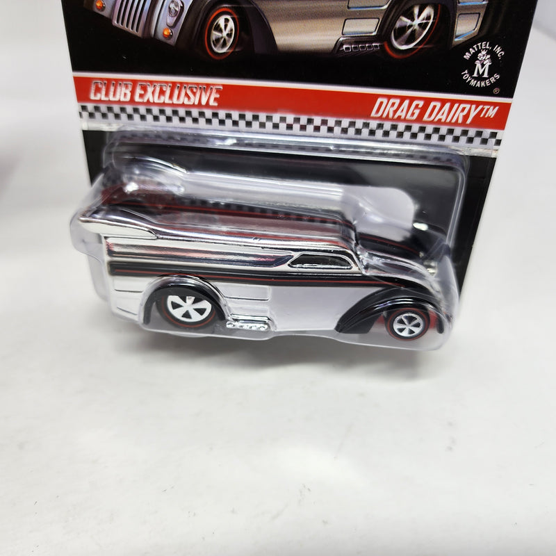 Drag Dairy Chrome * Hot Wheels Red Line Club RLC Exclusive
