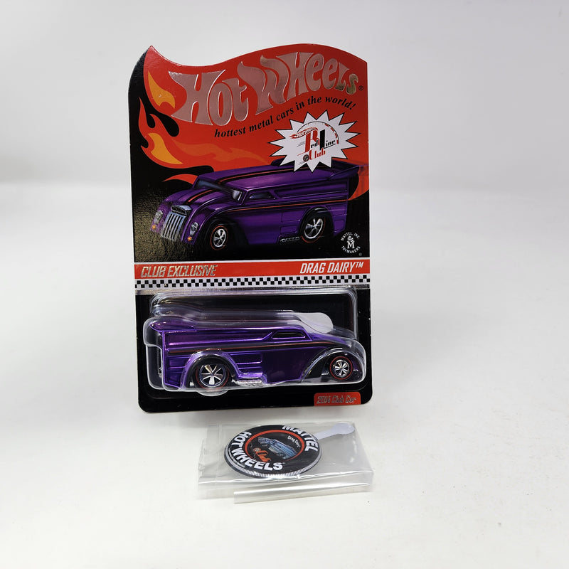 Drag Dairy Purple * Hot Wheels Red Line Club RLC Exclusive
