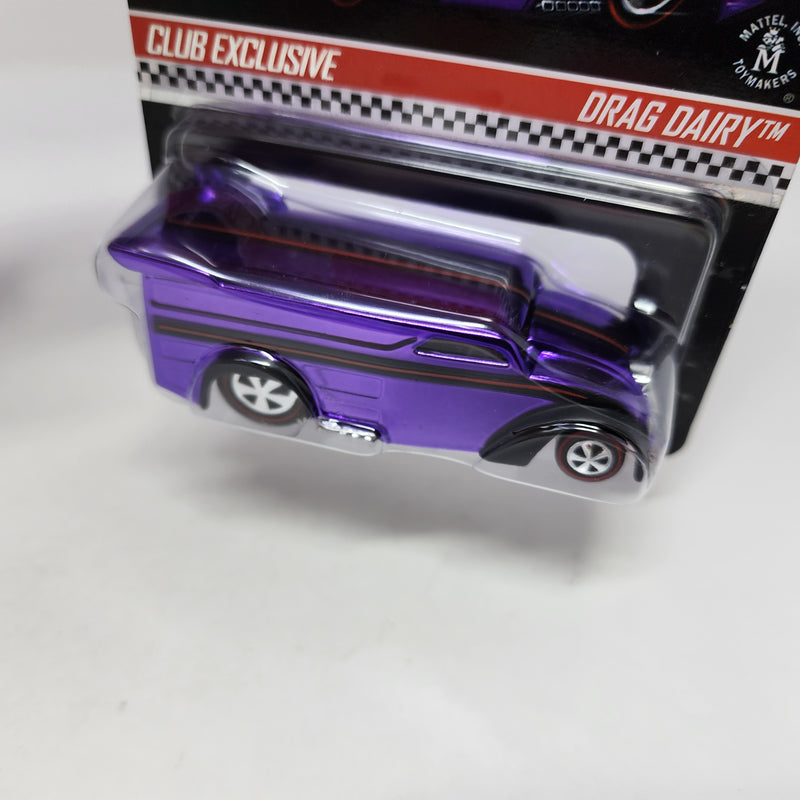 Drag Dairy Purple * Hot Wheels Red Line Club RLC Exclusive