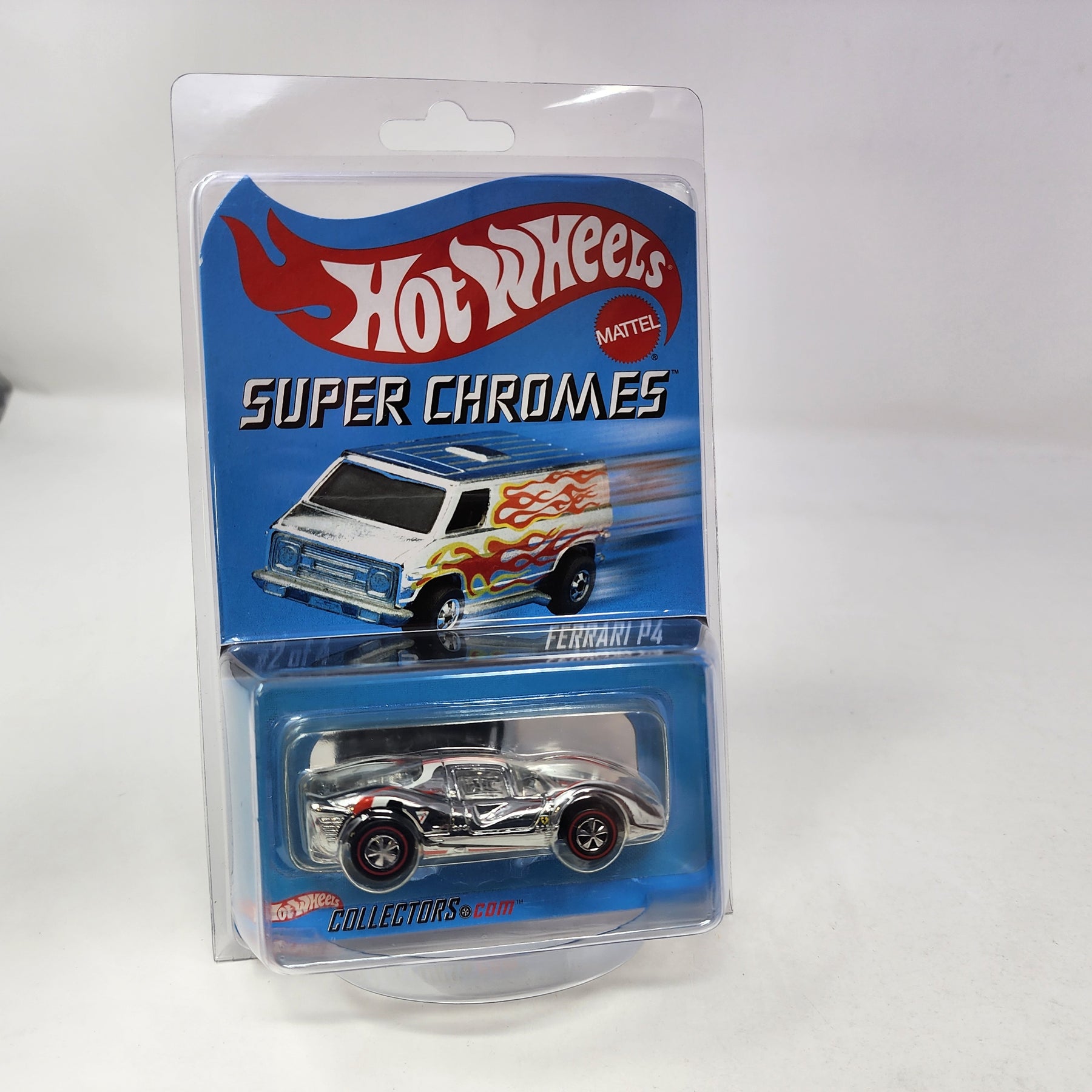 ミニカー HotWHeels SUPER CHROMES FERRARI P4 HotWheelsCollectors.com Series 2: FERRARI P4 – ORANGE TRACK