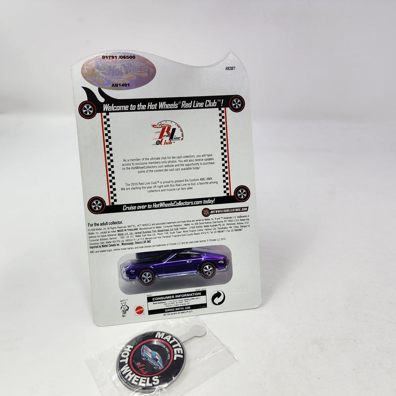 Custom AMC AMX Purple * Hot Wheels Red Line Club RLC Exclusive