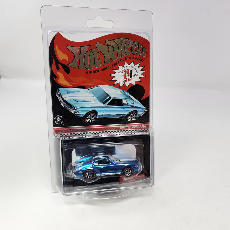 Custom AMC AMX Blue * Hot Wheels Red Line Club RLC Exclusive