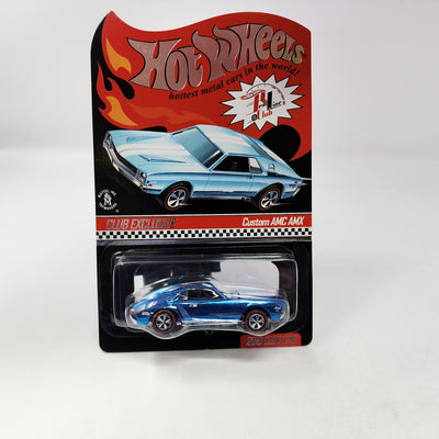 Custom AMC AMX Blue * Hot Wheels Red Line Club RLC Exclusive