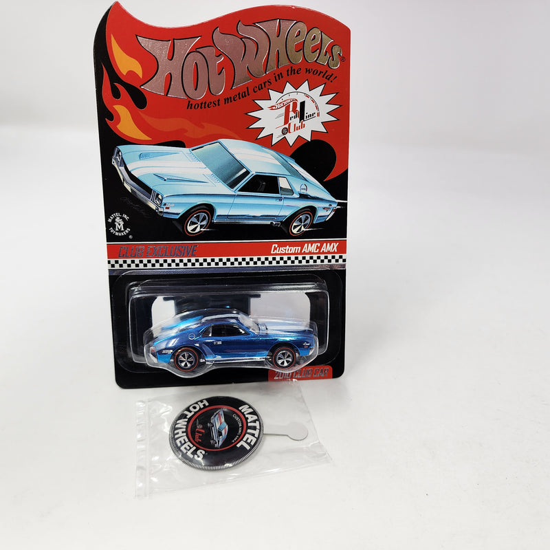 Custom AMC AMX Blue * Hot Wheels Red Line Club RLC Exclusive