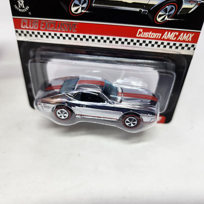 Custom AMC AMX CHROME * Hot Wheels Red Line Club RLC Exclusive