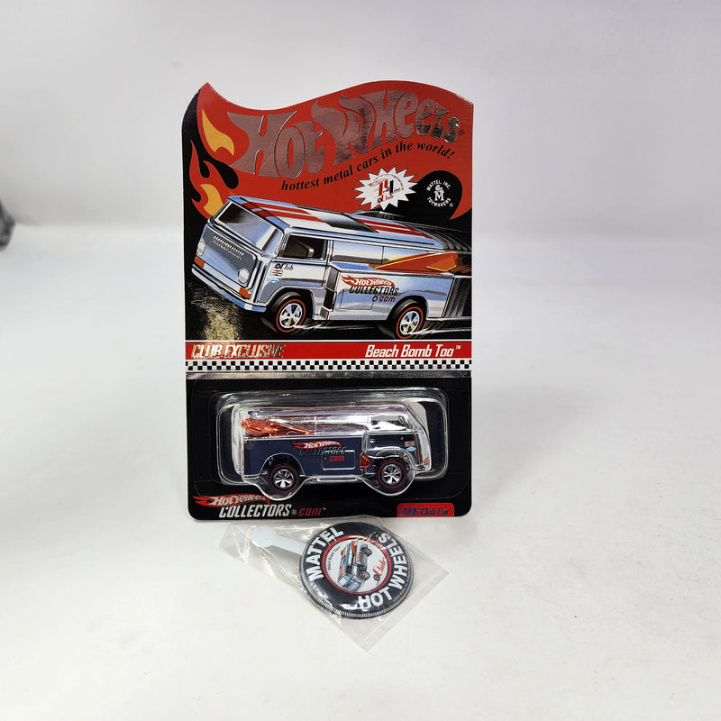 Beach Bomb Too CHROME * Hot Wheels Red Line Club RLC Exclusive