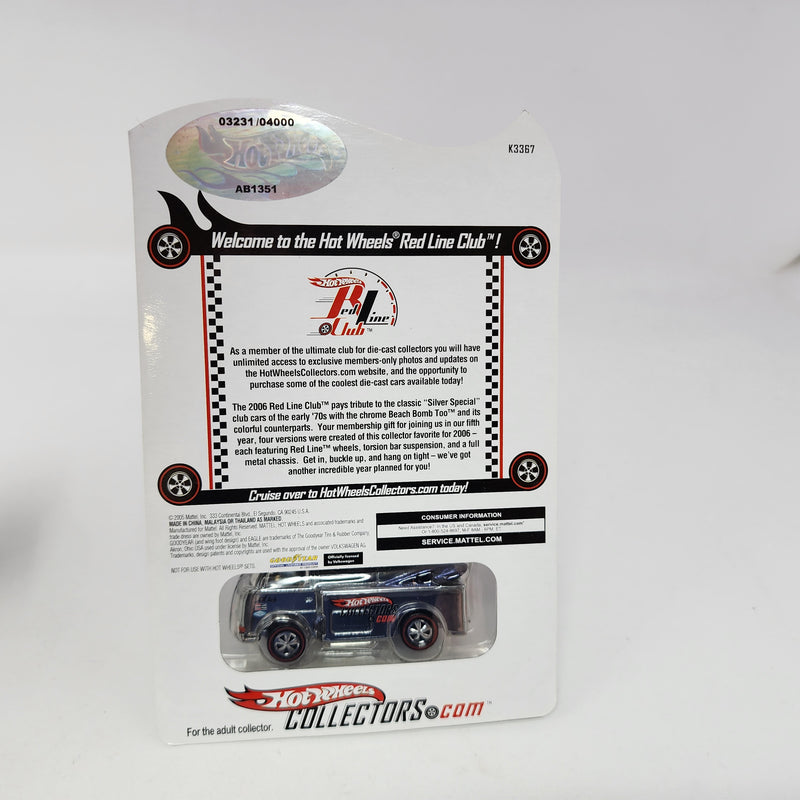 Beach Bomb Too CHROME * Hot Wheels Red Line Club RLC Exclusive