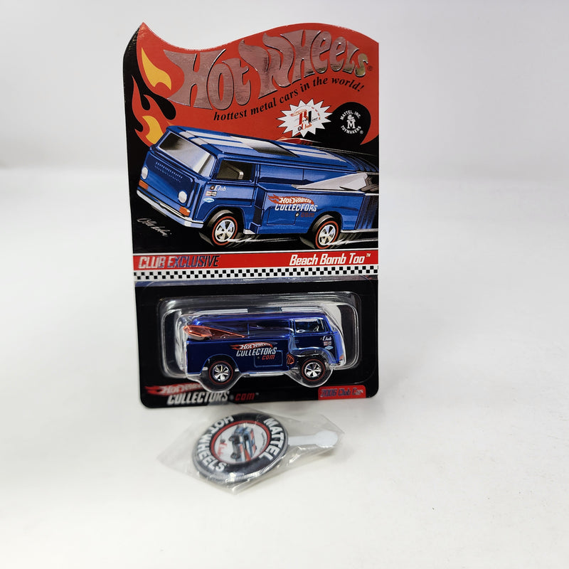 Beach Bomb Too BLUE * Hot Wheels Red Line Club RLC Exclusive
