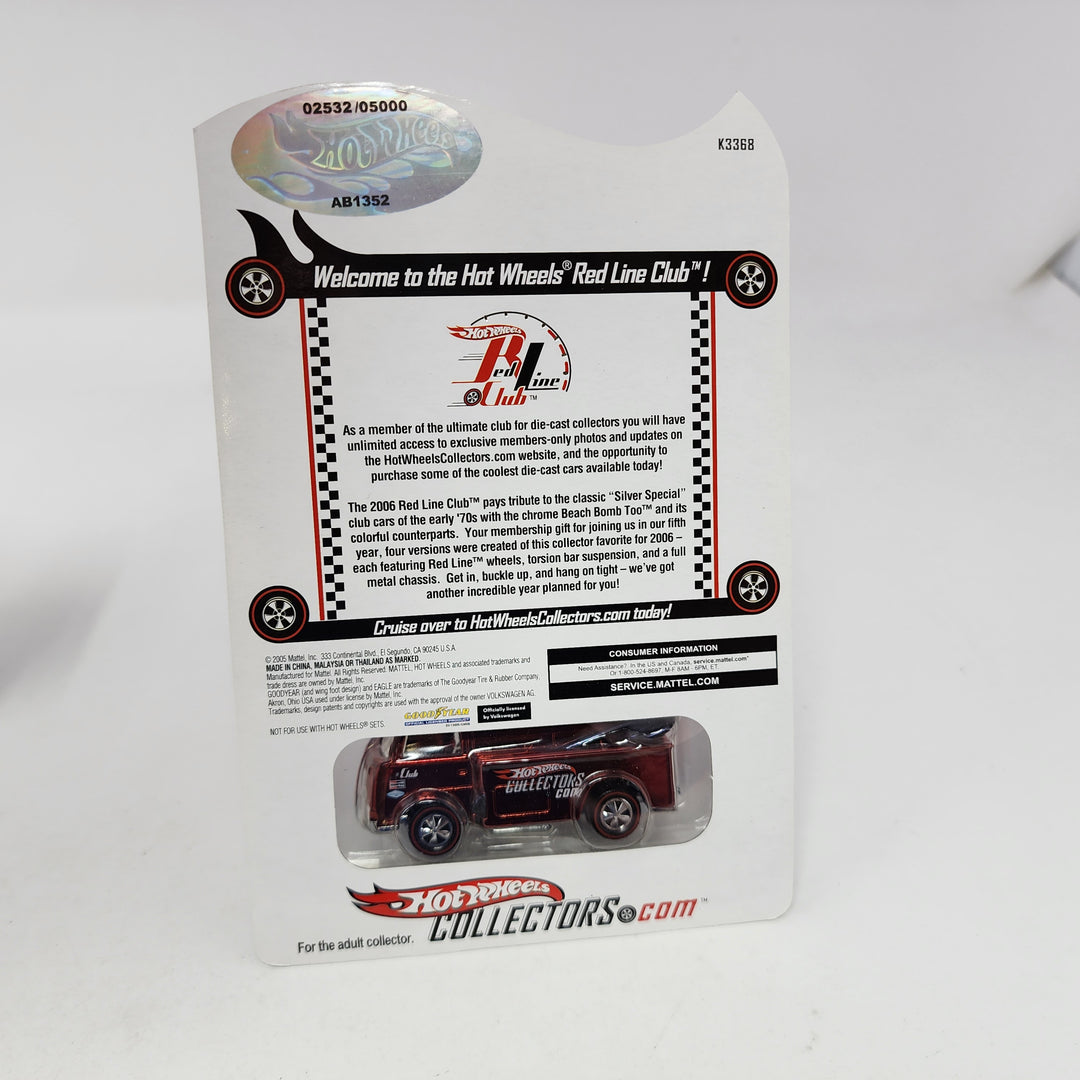 ミニカー Hot Wheels Red Line Club Beach Bomb RLC 🚦Hot Wheels 2002 RLC Red Line Club Beach Bomb Too - Magenta